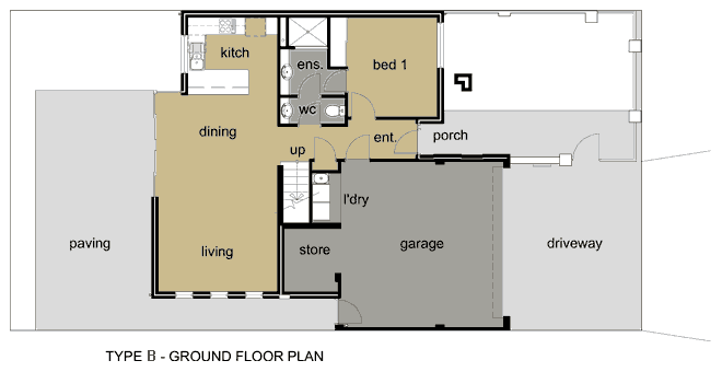 Type B floor plan